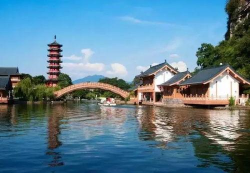 桂林木龙湖最新爆料,古韵新篇，水景交融的生态画卷